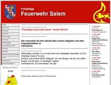 Tablet Screenshot of feuerwehr-salem.de